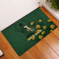South Africa Rugby Pride Rubber Doormat Springbok With King Protea
