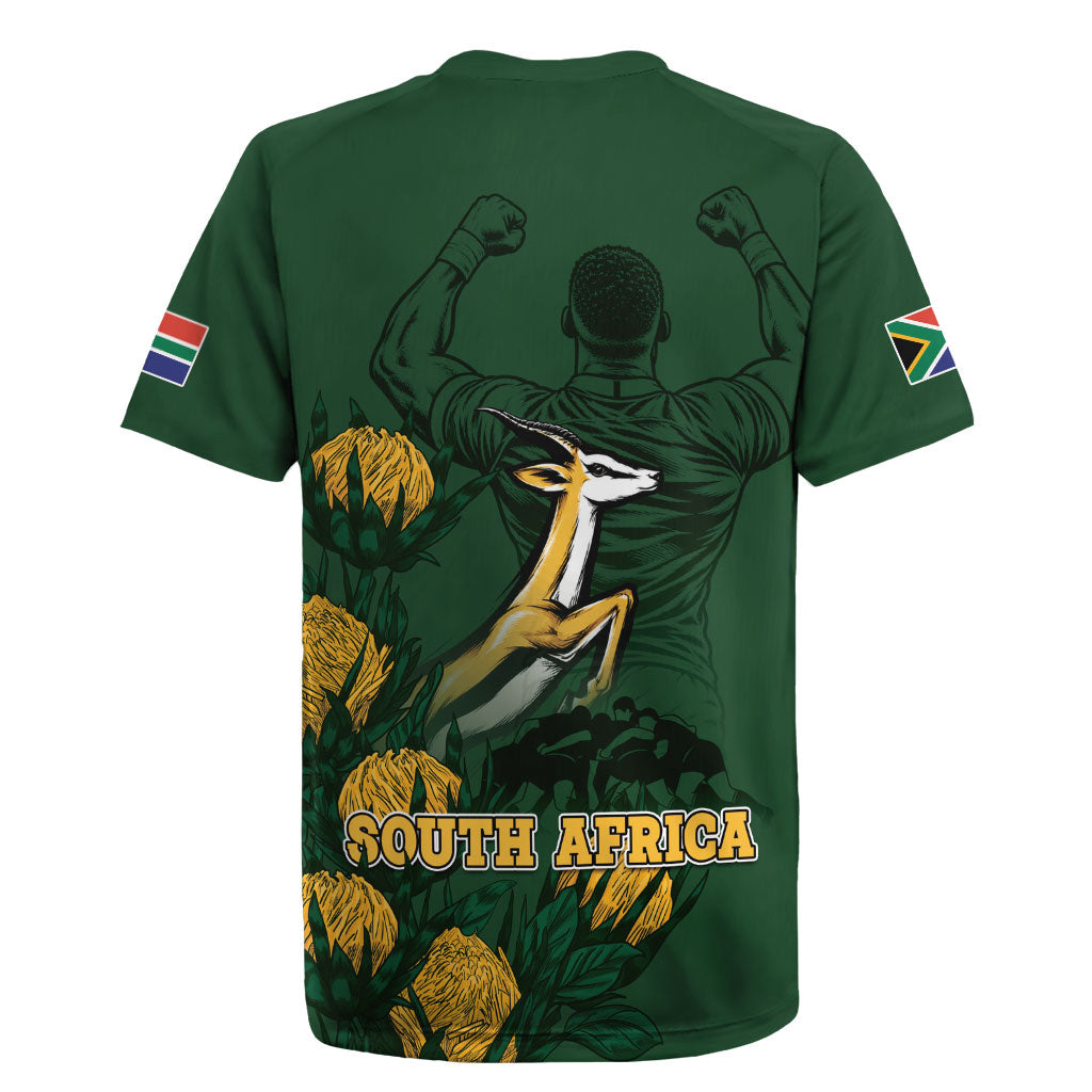 South Africa Rugby Pride Rugby Jersey Springbok With King Protea