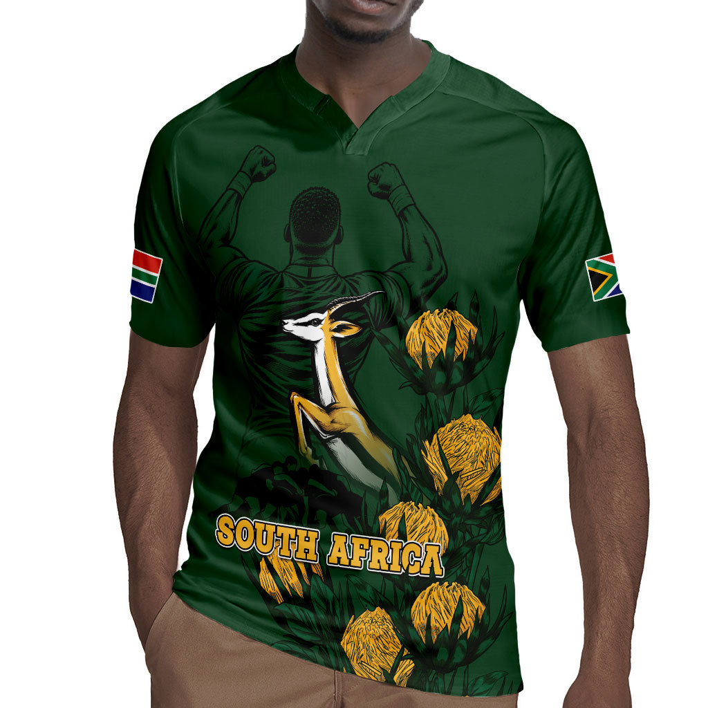 South Africa Rugby Pride Rugby Jersey Springbok With King Protea