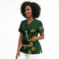 South Africa Rugby Pride Scrub Top Springbok With King Protea