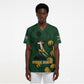 South Africa Rugby Pride Scrub Top Springbok With King Protea
