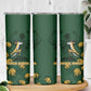 South Africa Rugby Pride Skinny Tumbler Springbok With King Protea