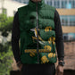South Africa Rugby Pride Sleeveless Puffer Jacket Springbok With King Protea
