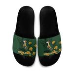South Africa Rugby Pride Slide Sandals Springbok With King Protea
