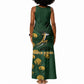 South Africa Rugby Pride Tank Maxi Dress Springbok With King Protea