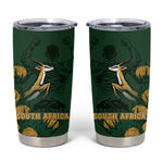 South Africa Rugby Pride Tumbler Cup Springbok With King Protea