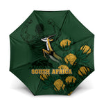 South Africa Rugby Pride Umbrella Springbok With King Protea