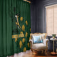 South Africa Rugby Pride Window Curtain Springbok With King Protea