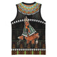 Ivory Coast Festival Of Masks Basketball Jersey Traditional Zaouli Dance LT05