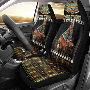 Ivory Coast Festival Of Masks Car Seat Cover Traditional Zaouli Dance