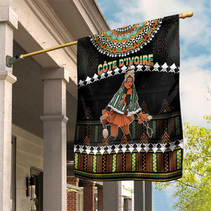 Ivory Coast Festival Of Masks Garden Flag Traditional Zaouli Dance