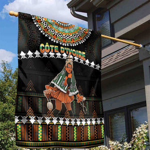 Ivory Coast Festival Of Masks Garden Flag Traditional Zaouli Dance