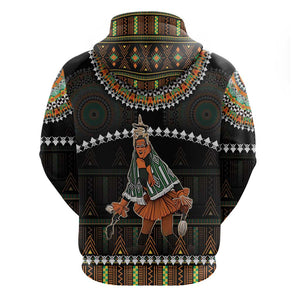 Ivory Coast Festival Of Masks Hoodie Traditional Zaouli Dance