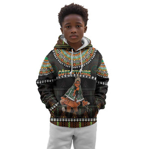 Ivory Coast Festival Of Masks Kid Hoodie Traditional Zaouli Dance