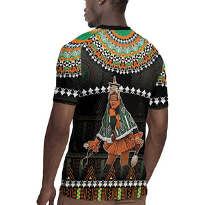 Ivory Coast Festival Of Masks Rugby Jersey Traditional Zaouli Dance