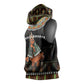 Ivory Coast Festival Of Masks Sleeveless Hoodie Traditional Zaouli Dance - African Pride