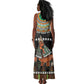 Ivory Coast Festival Of Masks Tank Maxi Dress Traditional Zaouli Dance