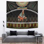 Ivory Coast Festival Of Masks Tapestry Traditional Zaouli Dance