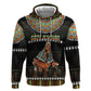 Ivory Coast Festival Of Masks Zip Hoodie Traditional Zaouli Dance