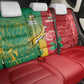 South Africa And England Rugby Back Car Seat Cover Springboks And Red Rose Together - African Pride