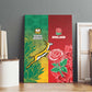 South Africa And England Rugby Canvas Wall Art Springboks And Red Rose Together - African Pride