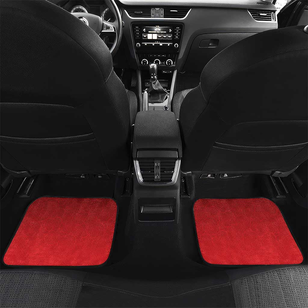 South Africa And England Rugby Custom Car Mats Springboks And Red Rose Together - African Pride