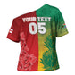 South Africa And England Rugby Custom Cross Shoulder Shirt Springboks And Red Rose Together - African Pride