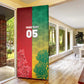 South Africa And England Rugby Custom Door Cover Springboks And Red Rose Together - African Pride