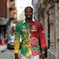 South Africa And England Rugby Custom Long Sleeve Button Shirt Springboks And Red Rose Together - African Pride