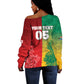 South Africa And England Rugby Custom Off Shoulder Sweater Springboks And Red Rose Together - African Pride