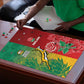 South Africa And England Rugby Puzzle Springboks And Red Rose Together - African Pride
