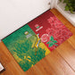 South Africa And England Rugby Rubber Doormat Springboks And Red Rose Together - African Pride
