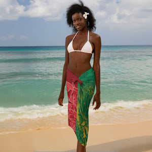 South Africa And England Rugby Sarong Springboks And Red Rose Together - African Pride