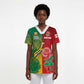 South Africa And England Rugby Custom Scrub Top Springboks And Red Rose Together - African Pride
