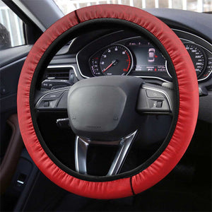 South Africa And England Rugby Steering Wheel Cover Springboks And Red Rose Together - African Pride