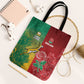 South Africa And England Rugby Tote Bag Springboks And Red Rose Together - African Pride