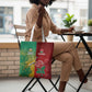 South Africa And England Rugby Tote Bag Springboks And Red Rose Together - African Pride