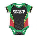 Custom Saint Kitts And Nevis 2026 Cricket Baby Onesie Unique Style