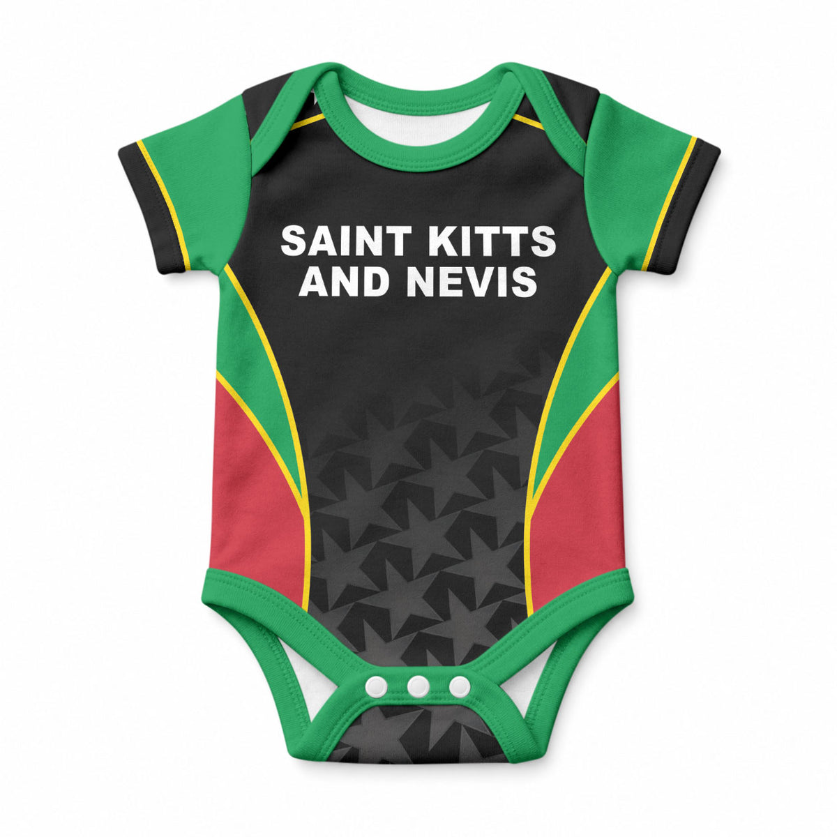 Custom Saint Kitts And Nevis 2026 Cricket Baby Onesie Unique Style