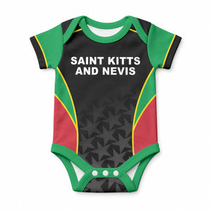Custom Saint Kitts And Nevis 2026 Cricket Baby Onesie Unique Style