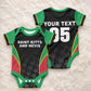 Custom Saint Kitts And Nevis 2026 Cricket Baby Onesie Unique Style