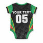 Custom Saint Kitts And Nevis 2026 Cricket Baby Onesie Unique Style