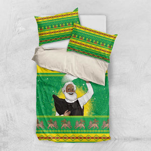 Afro Ethiopia Christmas Bedding Set Melkam Gena Yegena Abat