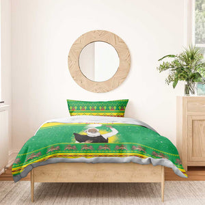 Afro Ethiopia Christmas Bedding Set Melkam Gena Yegena Abat