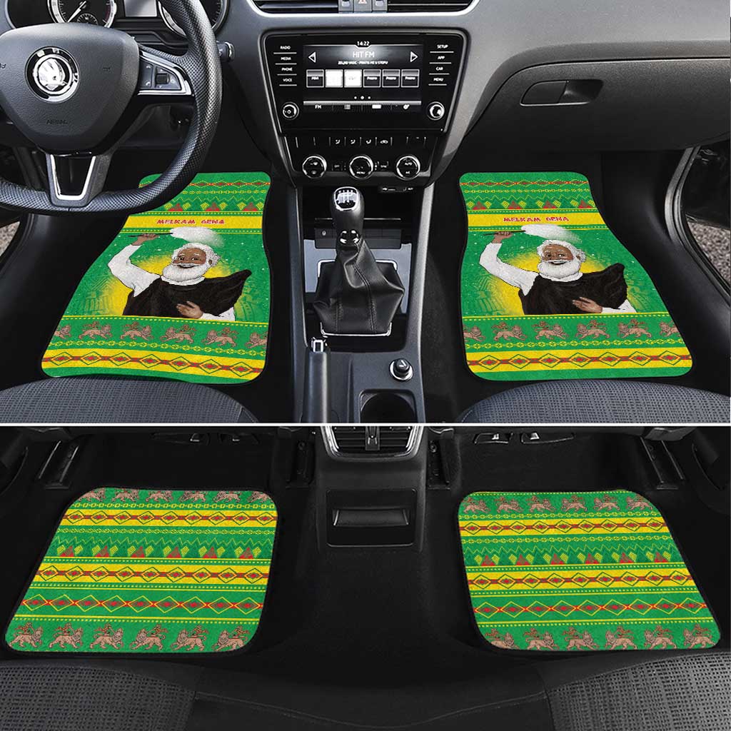 Afro Ethiopia Christmas Car Mats Melkam Gena Yegena Abat