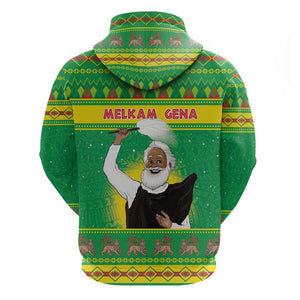 Afro Ethiopia Christmas Hoodie Melkam Gena Yegena Abat