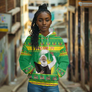 Afro Ethiopia Christmas Hoodie Melkam Gena Yegena Abat