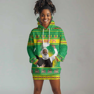 Afro Ethiopia Christmas Hoodie Dress Melkam Gena Yegena Abat