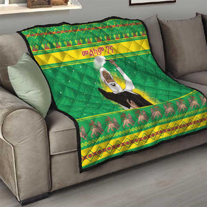 Afro Ethiopia Christmas Quilt Melkam Gena Yegena Abat