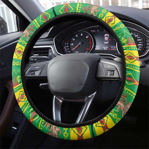 Afro Ethiopia Christmas Steering Wheel Cover Melkam Gena Yegena Abat